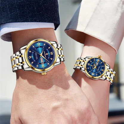 Relojes para Pareja POEDAGAR – Estilo y Elegancia en un Diseño Exclusivo